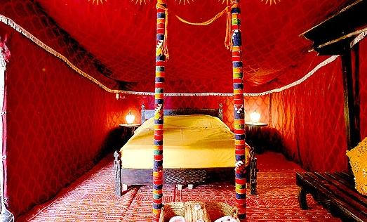 Chez Le Pacha Hotel MHAMID EL GHIZLANE Riad MHAMID EL GHIZLANE : Exemple de chambre