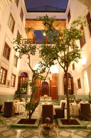 Riad "Dar Al Andalous" Hotel Fes Riad Fes :  Restaurant