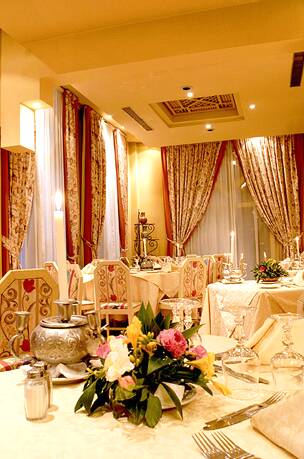 Hotel Le Berbère Palace Hotel Ouarzazate Riad Ouarzazate :  Restaurant