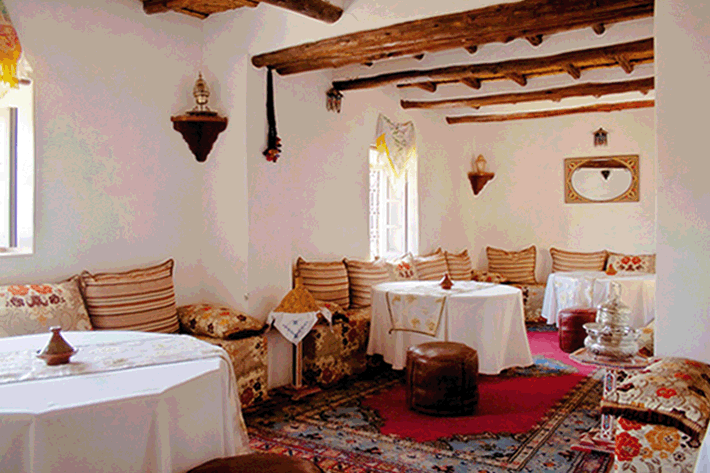 KASBAH HAJJA, AIT BEN HADDOU Hotel Ouarzazate Riad Ouarzazate :  Restaurant