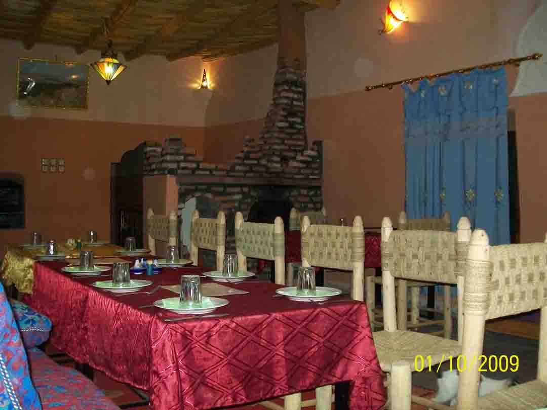 Riyad Des Palmiers Hotel Tineghir Riad Tineghir :  Restaurant
