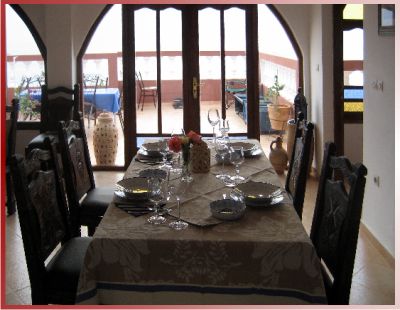 Villa sunset Hotel Agadir Riad Agadir :  Restaurant