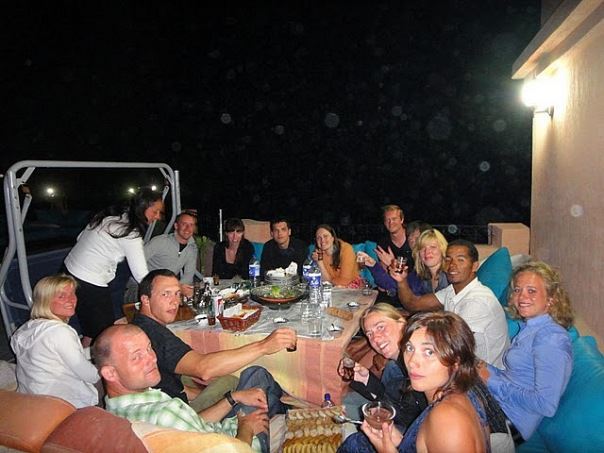 Auberge Villa Azur Hotel Agadir Riad Agadir :  Restaurant