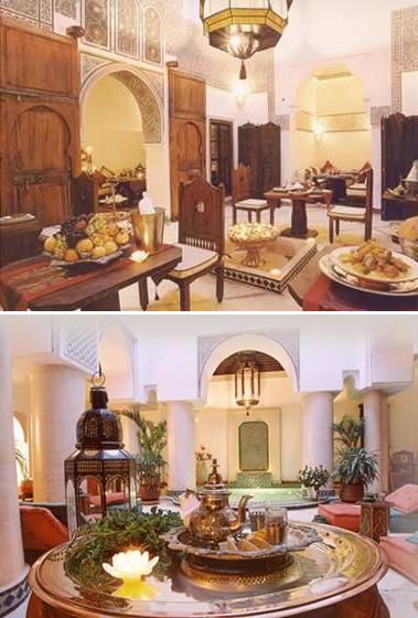 Riad Bab Firdaus Hotel Marrakech medina Riad Marrakech medina :  Restaurant