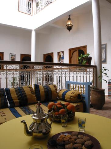 Dar Nafoura-Mogador Hotel Essaouira Riad Essaouira :  Restaurant
