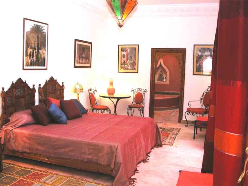 DAR TINMEL Hotel Marrakech Riad Marrakech : Exemple de chambre