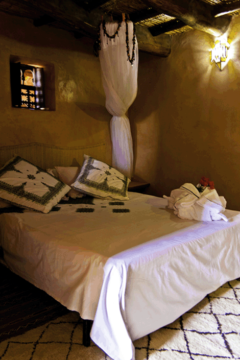KASBAH HAJJA, AIT BEN HADDOU Hotel Ouarzazate Riad Ouarzazate : Exemple de chambre