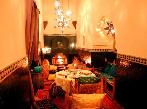 Dar Abiad Hotel Marrakech Riad Marrakech :  Restaurant