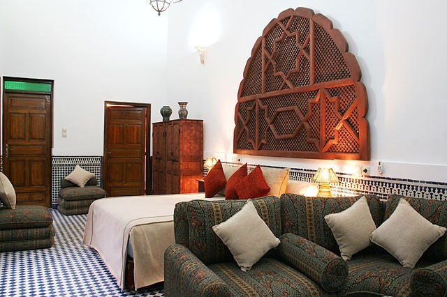 la perle de la medina Hotel Fes Riad Fes : Exemple de Suite