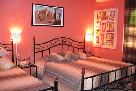Le Petit Riad Hotel Ouarzazate Riad Ouarzazate : Exemple de chambre